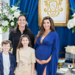 Kristin Vanzant Photography

Jaclyn Stapp might have 2 children and one on the way but she celebrated her first baby shower on October 7th†at the†LaurelBrooke Club House†in Nashville, TN.†The "Royal Prince" themed baby shower was†planned by†Premier W.E.D.†and was attended by her rock star husband Scott Stapp along with their children, Milan and Daniel. The blue and gold theme was woven into the shower via dÈcor to the flowers and sweet treats that were served by princely attired wait staff. Guests enjoyed†Chicken and Waffles, Candied Bacon Boursin Stuffed Figs & Mini Avocado Tempura Tacos from†Chefs†MarketCafeí†&†Catering†along with custom blue and gold "Royal Prince" cookies from†Sugar Buff. No party is complete without a cake! The decadent three tiered†White, Chocolate and Strawberry†cake from†Ivey Cake†was decorated in blue with gold crowns and embossed with an S for Stapp.††